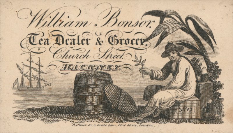 Obchodní karta, William Bonsor od English School