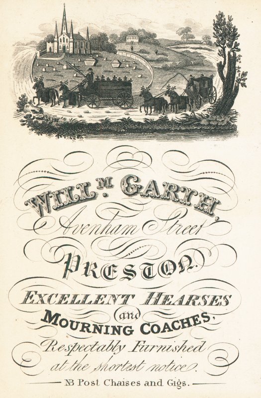 Vizitka, William Garth od English School