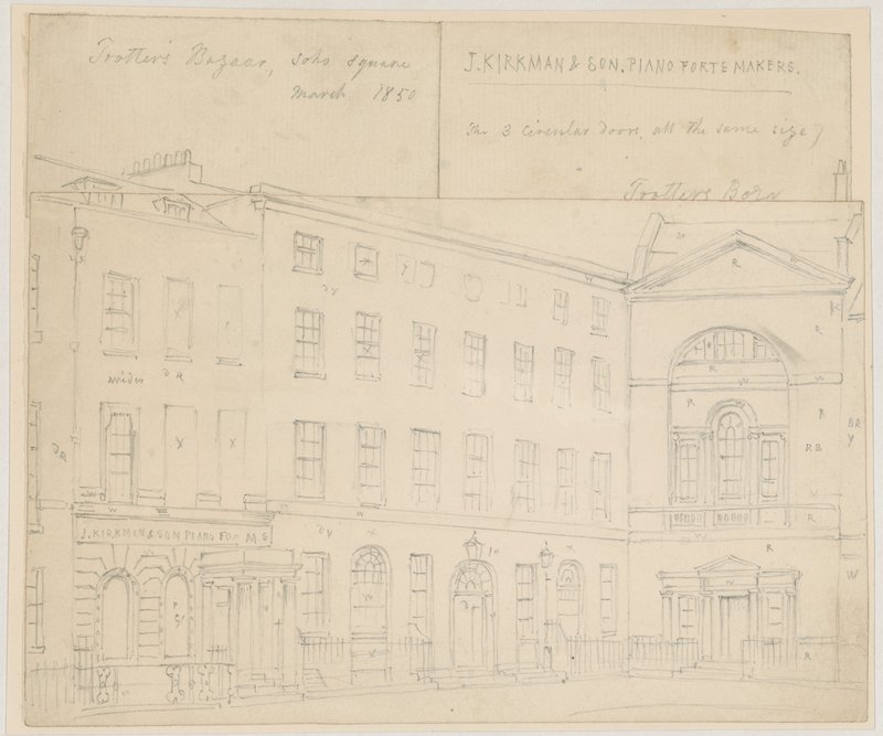 Trotters Bazaar, Soho Square od English School