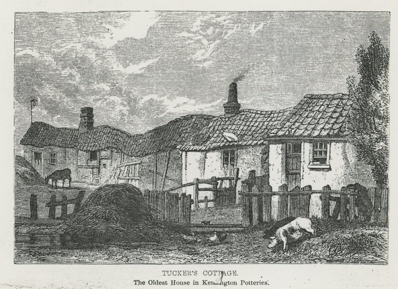 Tuckers Cottage, nejstarší dům v Kensington Potteries od English School