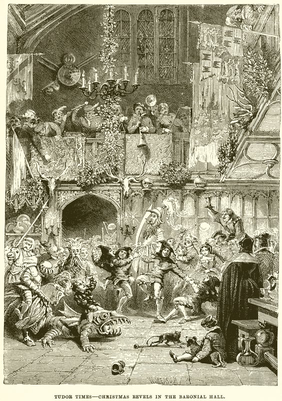 Tudor Times--Vánoční radovánky v Baronial Hall od English School