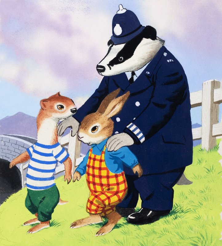 Tufty a jezevec policista od English School