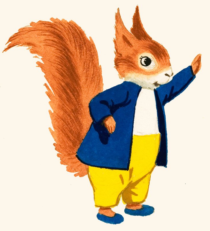 Tufty, veverka silniční bezpečnosti od English School
