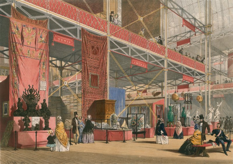Tunis a Čína, Velká výstava z roku 1851 od English School