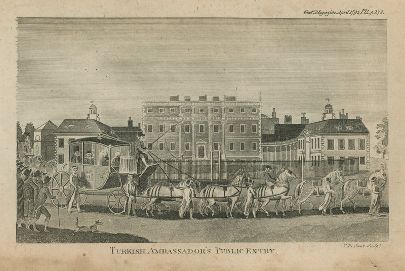 Veřejný vstup tureckých velvyslanců. od English School