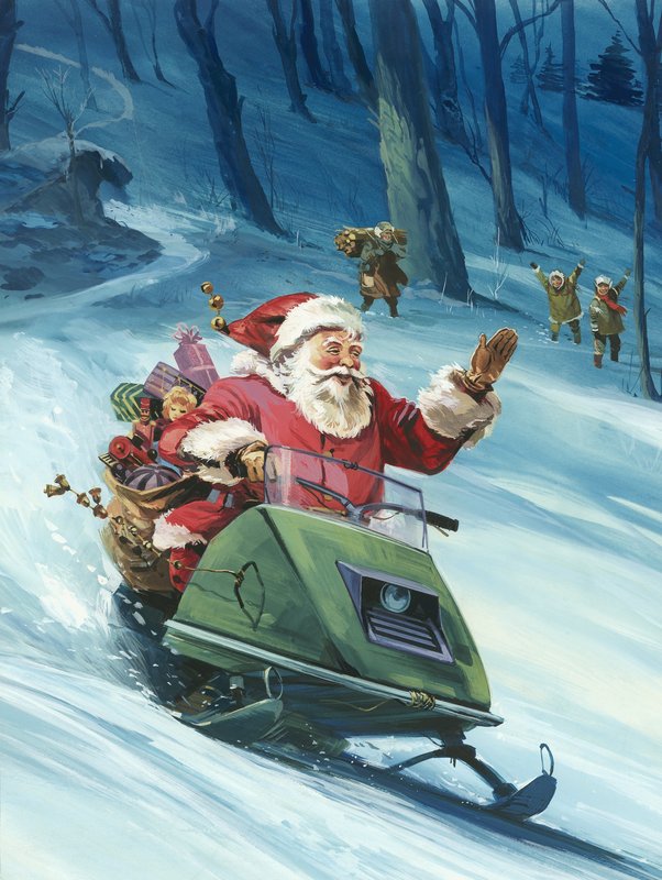 Santa dvacátého století od English School