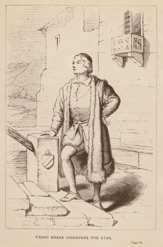 Tycho Brahe objevuje hvězdu (rytina) od English School