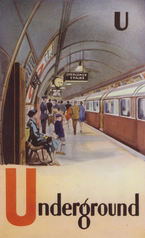 U, Underground (barevné lito) od English School