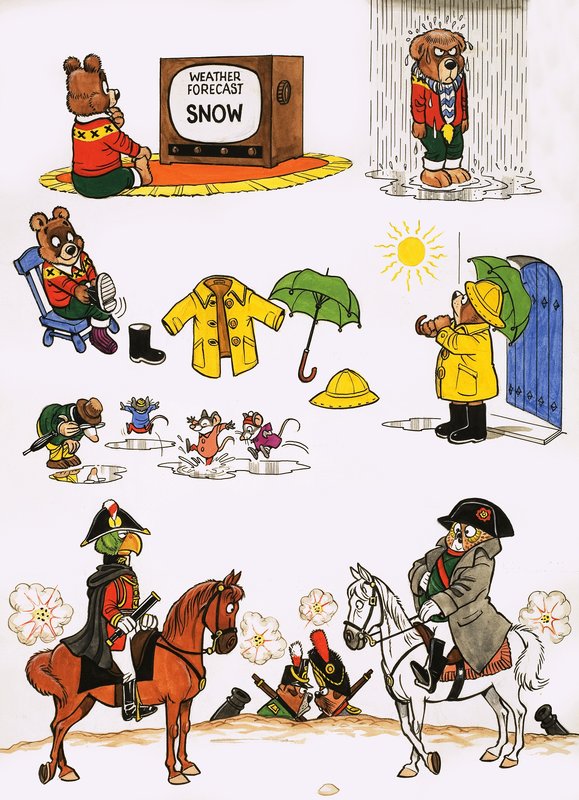 Neidentifikované karikatury od English School
