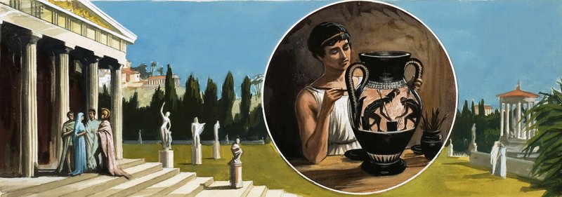 Neidentifikovaný sestřih o starověkých artefaktech od English School