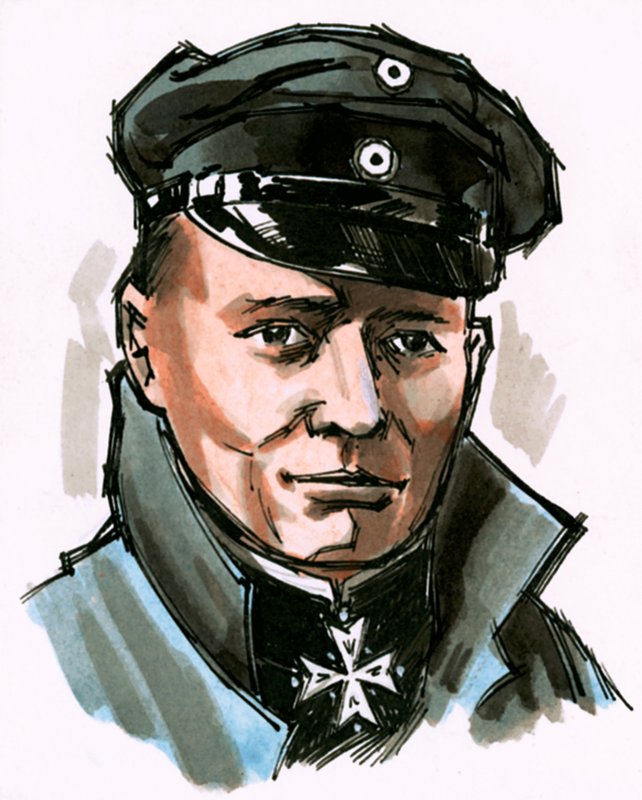 Neidentifikovaný portrét německého velitele od English School