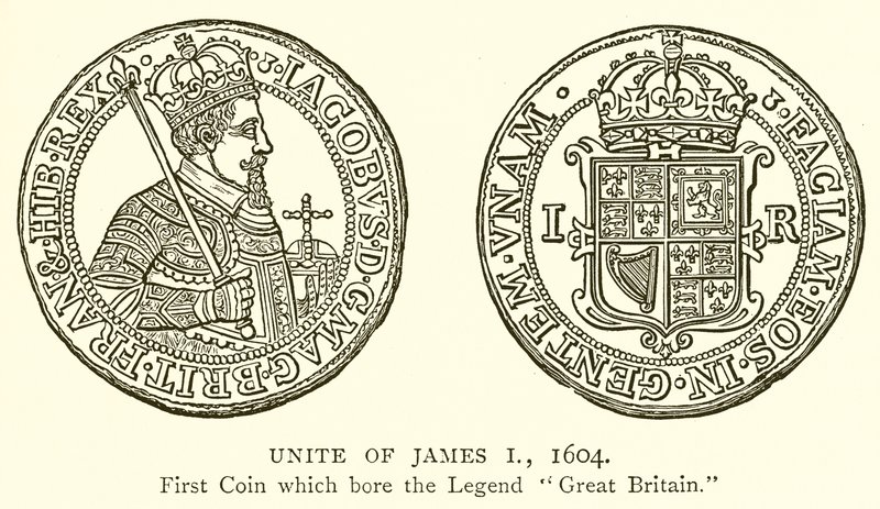 Unite of James I, 1604 od English School