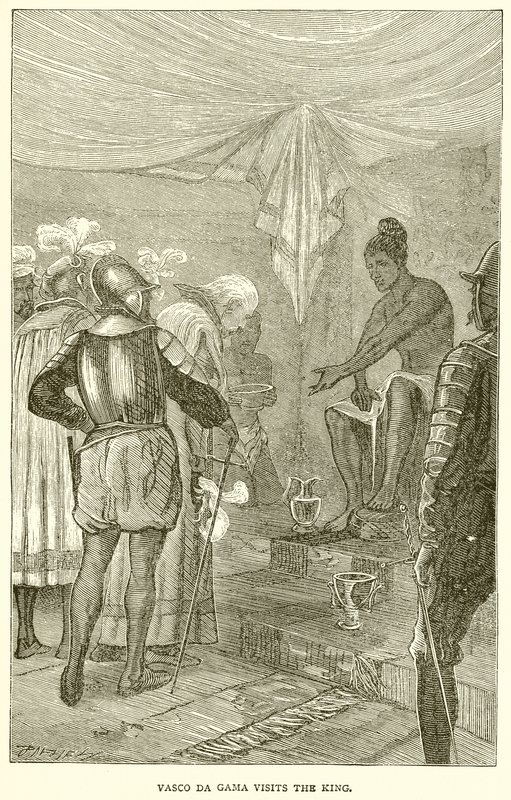 Vasco da Gama navštíví krále od English School
