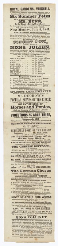 Vauxhall Gardens, Reklama od English School