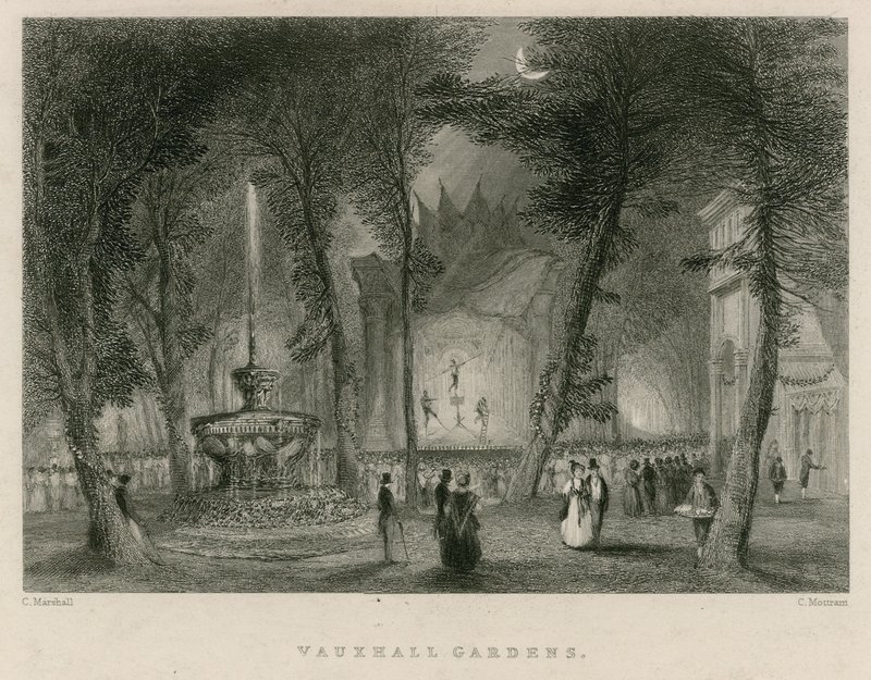Vauxhall Gardens, Londýn od English School