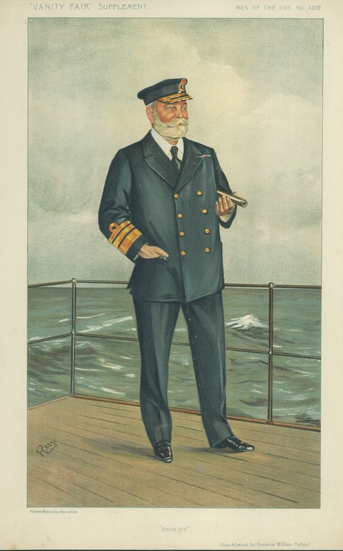 Vice-admirál Sir Frederick William Fisher od English School