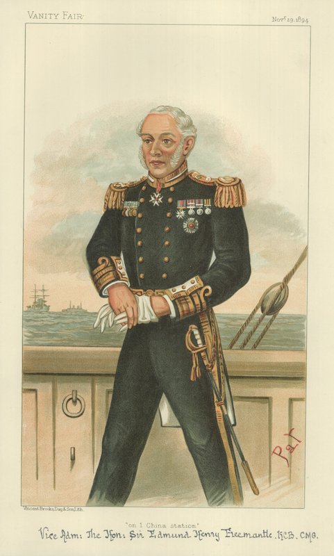 Viceadmirál Hon Sir Edmund Robert Freemantle od English School