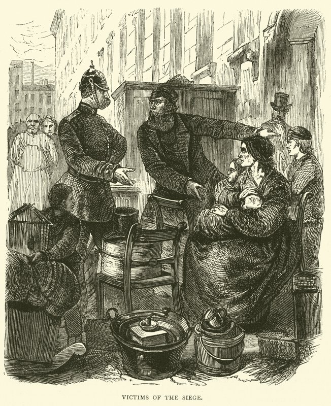 Oběti obležení, únor 1871 od English School