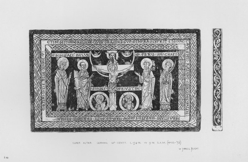Victoria And Albert Museum: Super Altar, Německo, 12. století od English School