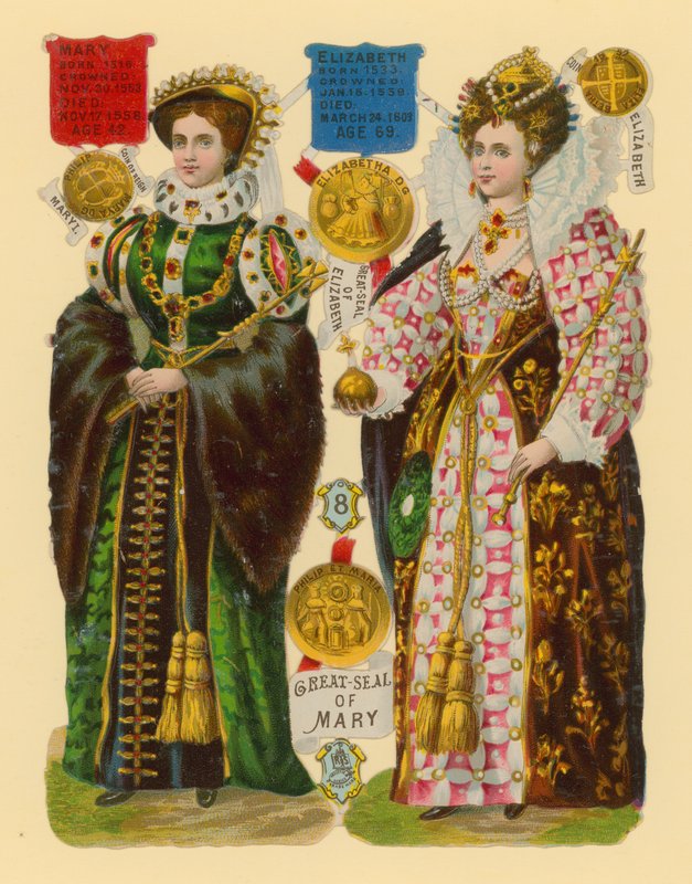 Viktoriánský šrot: Queen Mary I, Queen Elizabeth I od English School