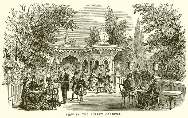 Pohled do Surrey Gardens od English School