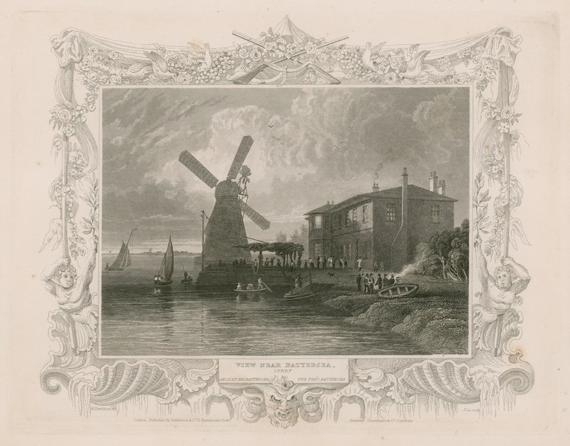 Pohled poblíž Battersea od English School