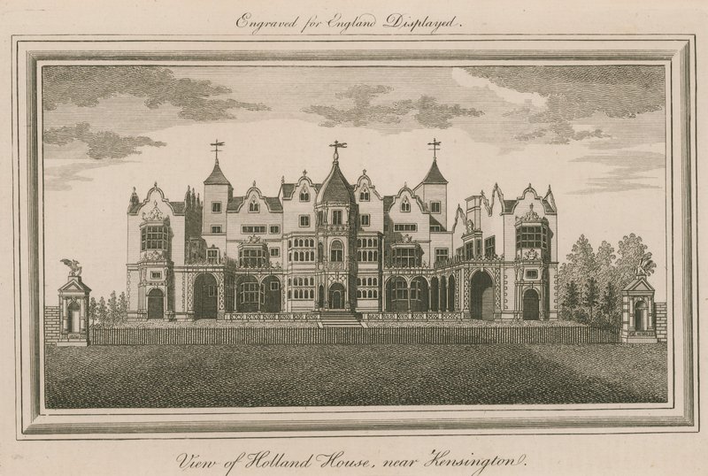 Pohled na Holland House, poblíž Kensington od English School