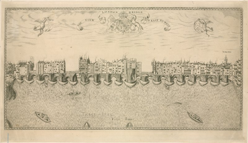 Pohled na Old London Bridge od English School