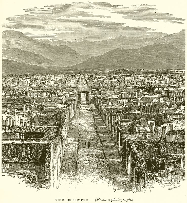 Pohled na Pompeje od English School
