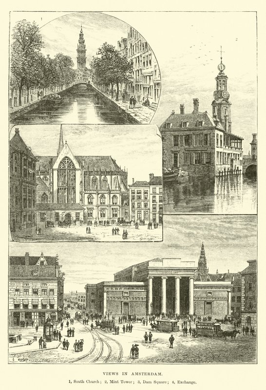 Výhledy v Amsterdamu od English School