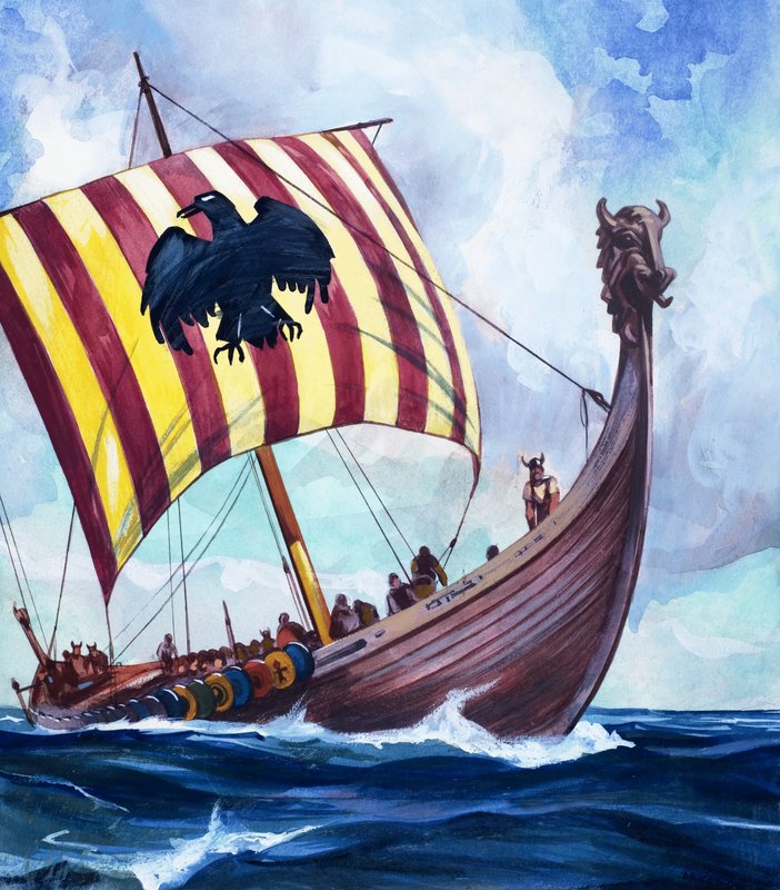Vikingská loď od English School