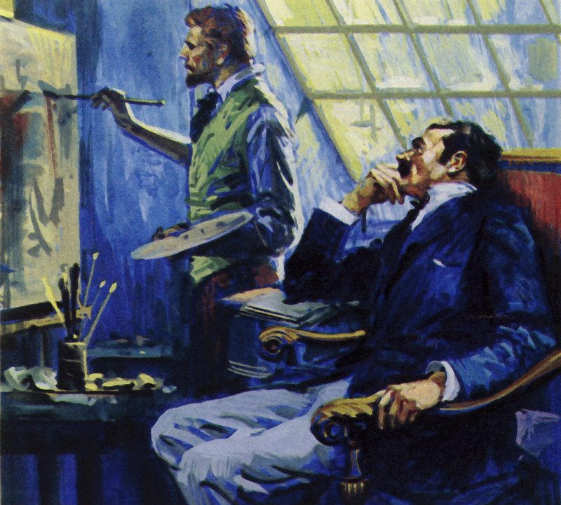 Vincent Van Gogh žil se svým bratrem ve studiu na Montmartru od English School