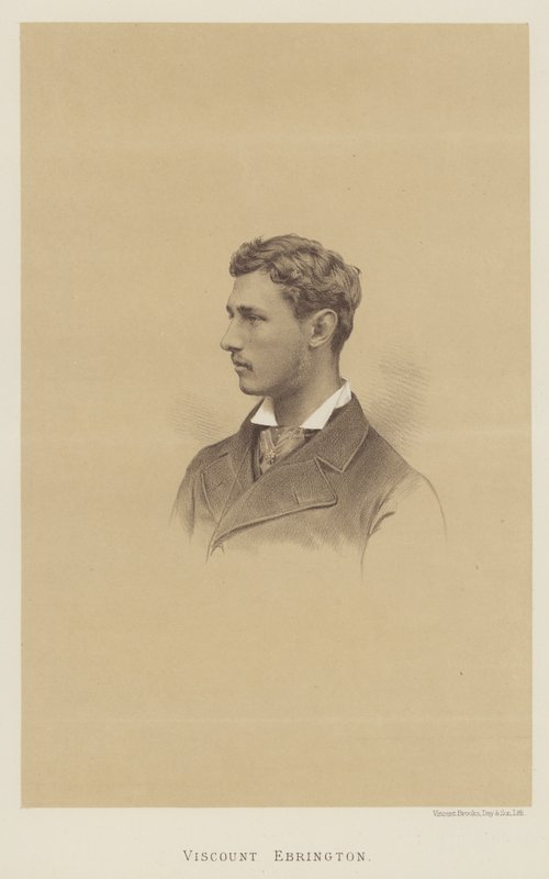 vikomt Ebrington (litho) od English School
