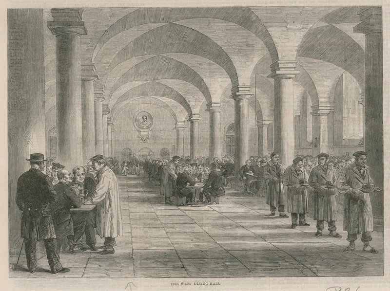 Návštěva nemocnice Greenwich; Západní jídelna od English School