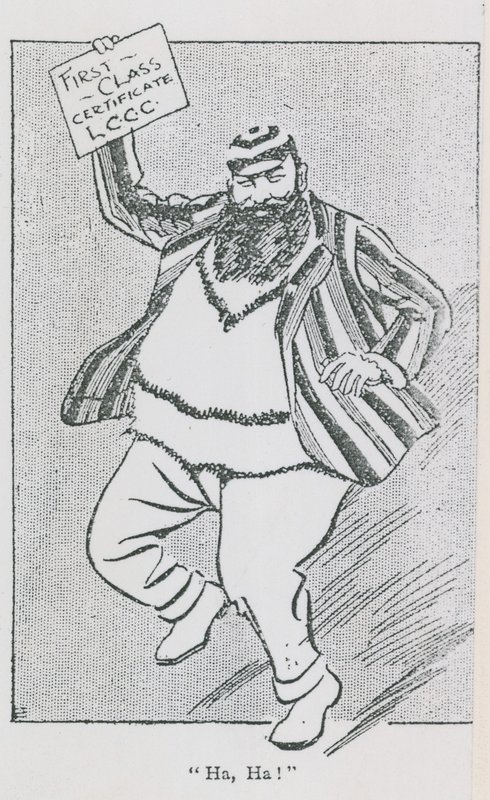 W G Grace slaví od English School
