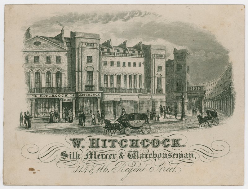 W Hitchcock, vizitka od English School