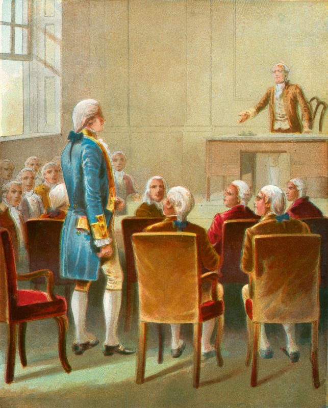 Washington zvolen vrchním velitelem od English School