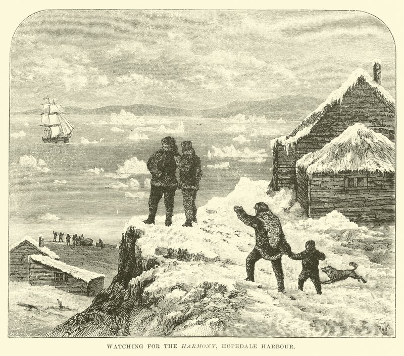 Hledá se Harmony, Hopedale Harbor od English School