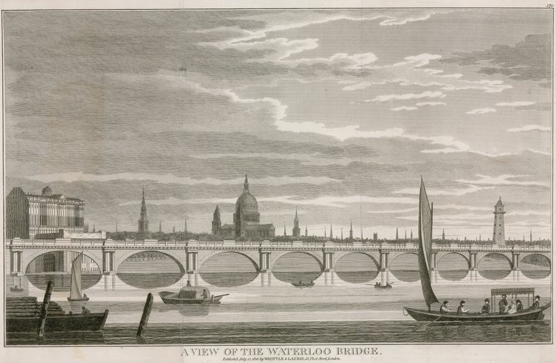 Waterloo Bridge, Londýn od English School