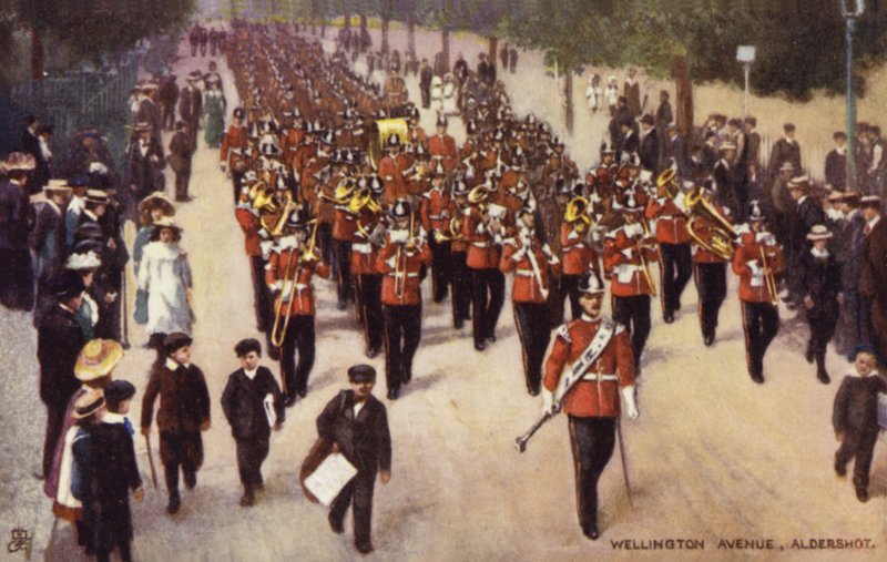 Wellington Avenue, Aldershot od English School
