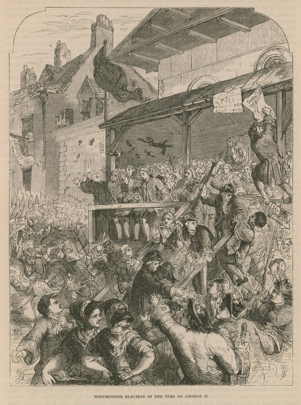 Westminsterské volby v době Jiřího II od English School