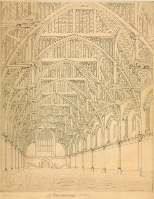 Westminster Hall, 1814 od English School