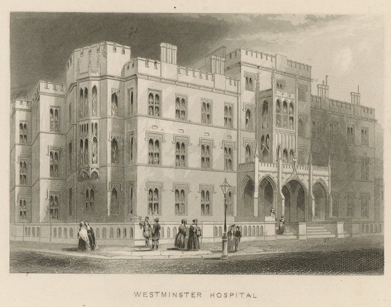 Westminsterská nemocnice, Londýn od English School