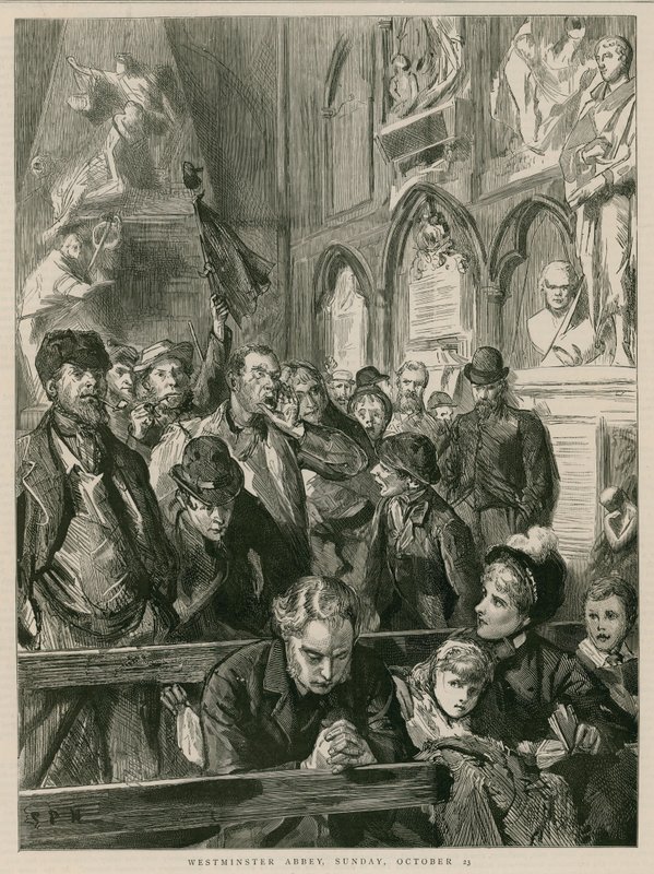 Westminsterské opatství, neděle 23. října od English School