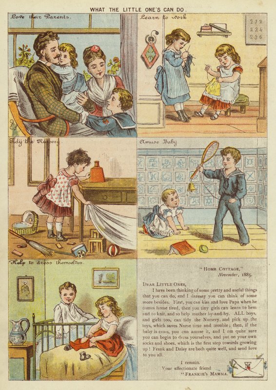 Co umí ten malý (chromolitho) od English School