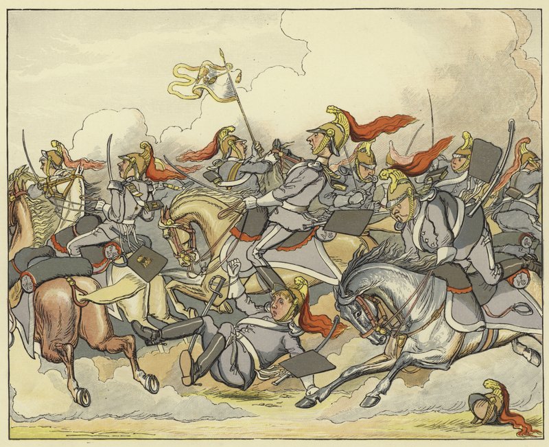 Kde každý kůň nese svou velitelskou otěž a může řídit svůj kurz, jak se mu zlíbí Richard III, dějství II, scéna 2 od English School