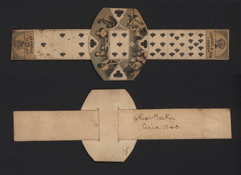 Whist counter, c1840 (barevné gravírování) od English School