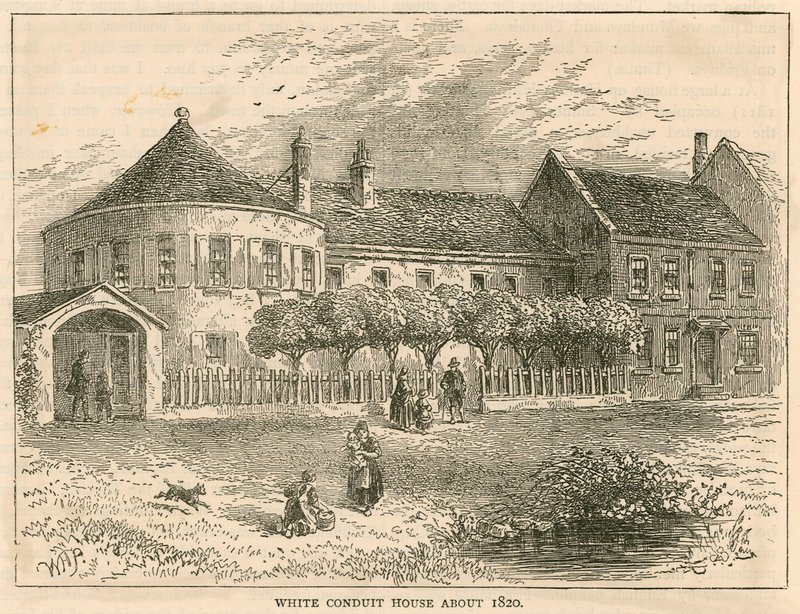White Conduit House, Pentonville, Londýn, asi 1820 od English School