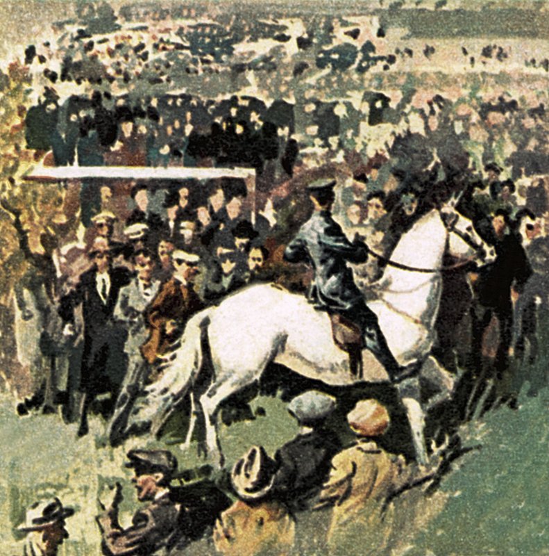 White Horse na finále poháru 1923 ve Wembley od English School