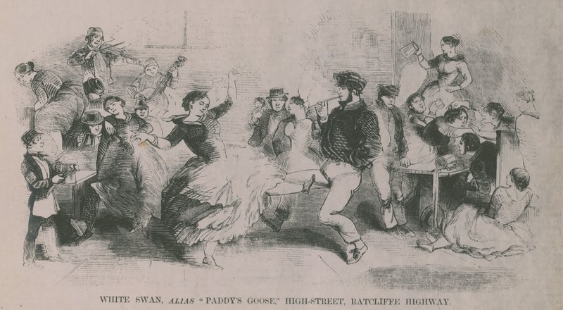 White Swan, alias Paddys Goose, High Street, Ratcliffe Highway od English School